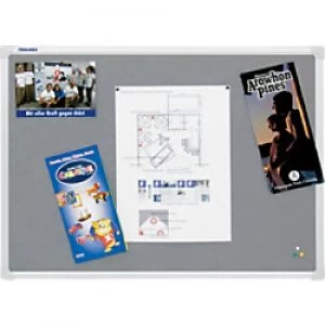 Image of Franken Notice Board Grey 120 x 90 cm
