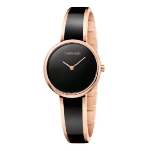 Image of Calvin Klein Seduce Ladies Rose Gold Plated Bangle Watch