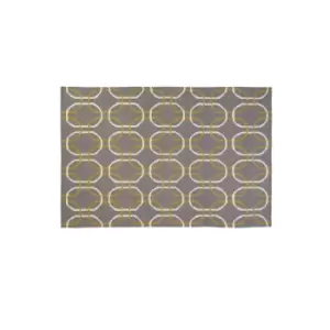 Image of Premier Housewares Premium Housewares Oslo Rug - Grey