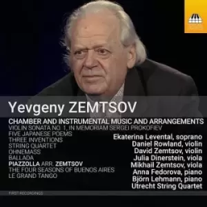 Image of Yevgeny Zemtsov Chamber and Instrumental Music and Arrangements by Yevgeny Zemtsov CD Album