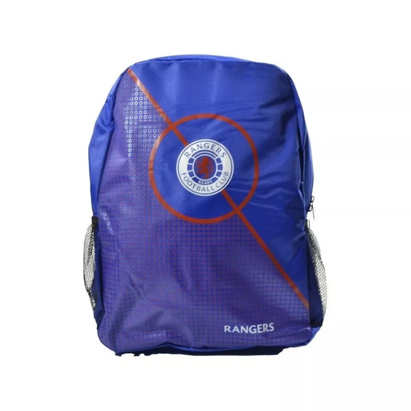 Image of Rangers FC Mens Spotted Backpack in Blue Blue Male