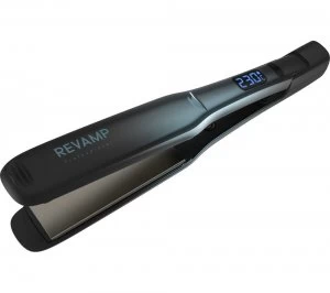 Image of REVAMP Progloss Ultra X Shine ST-2000 Hair Straightener - Black