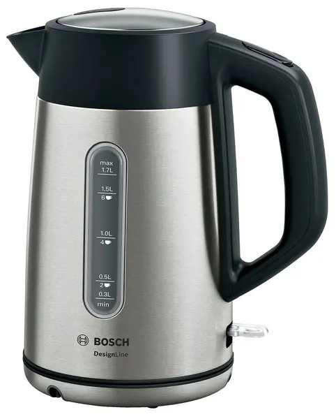 Image of Bosch TWK4P440GB DesignLine Kettle - Stainless Steel