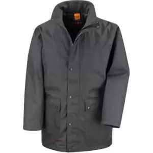 Image of Result Mens Platinum Work Jacket / Coat (S) (Black)