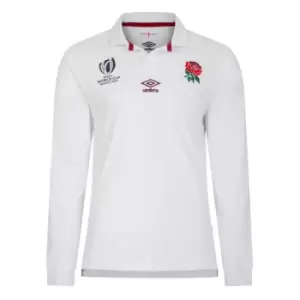 Image of England 2023 RWC Home LS Classic Rugby Shirt