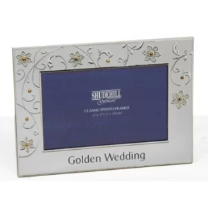Image of Petal Jewel Silver Frame 50th Anniversary