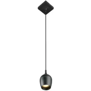 Image of Lucide PRESTON - Pendant Light Bathroom - Ø10cm - 1xGU10 - IP44 - Black