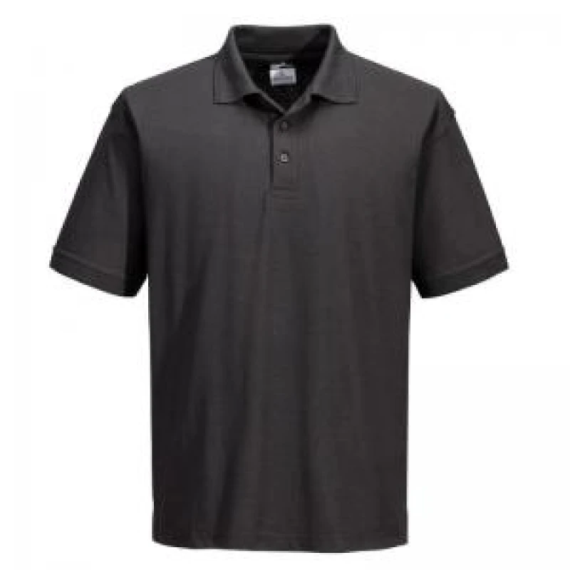 Image of Portwest Naples Polo Shirt B210MGRS Colour: Metal Grey