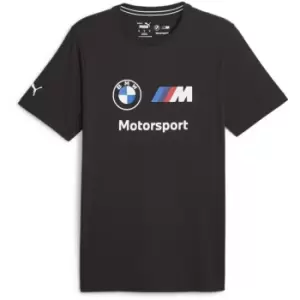 Image of Puma MMS ESS Logo Tee - Black
