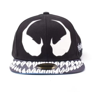 Image of Marvel Comics - Venom Mask Unisex Pop-Lock Fitting Strap Cap - Black