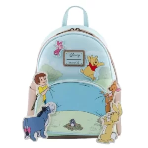 Image of Loungefly Disney Winnie The Pooh 95th Anniversary Celebration Toss Mini Backpack