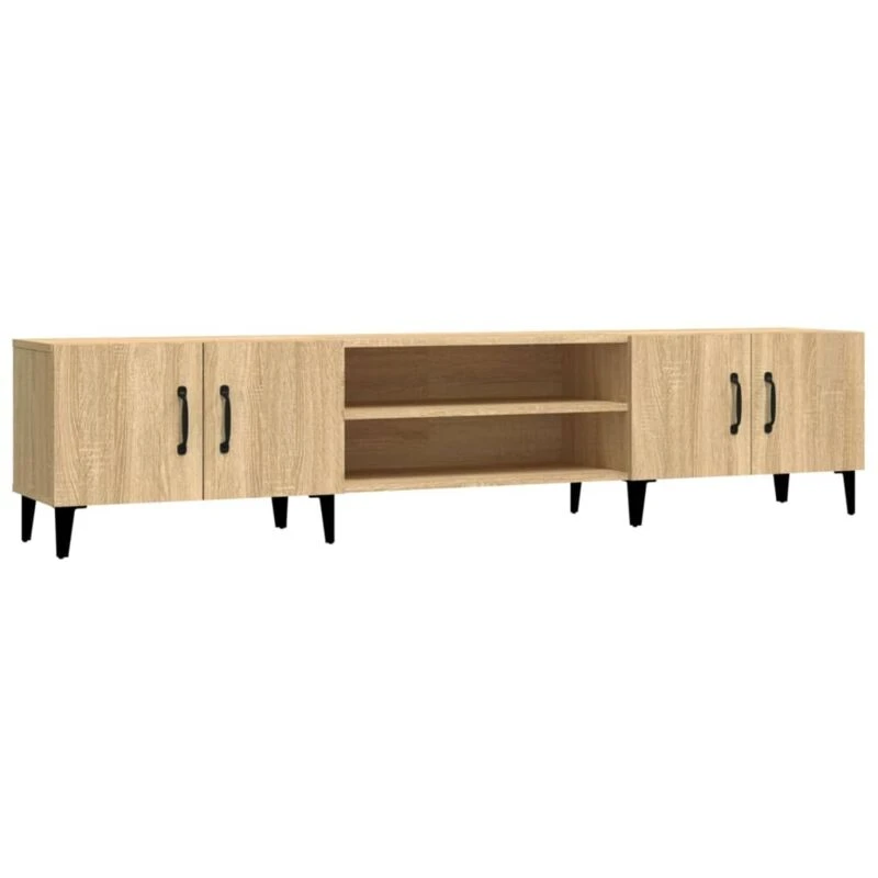 Image of Vidaxl TV Cabinet Sonoma Oak 180X31.5X40 Cm Engineered Wood