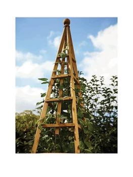 Image of Smart Garden Large Woodland Obelisk - Tan 1.9M