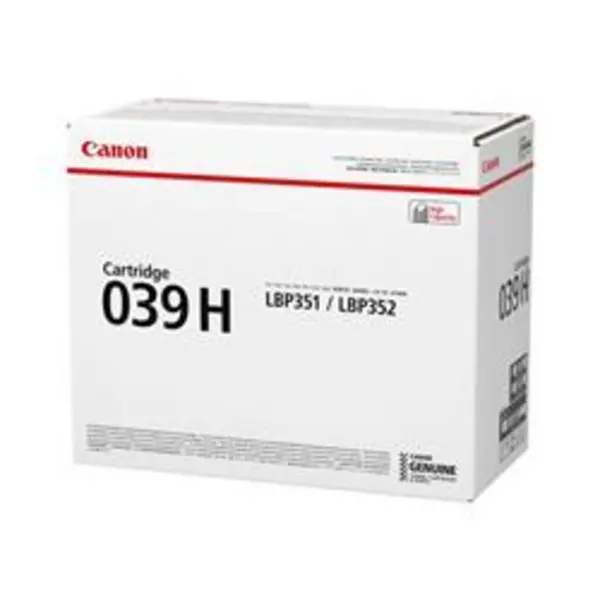 Image of Canon 039H High Yield Ink Cartridge - Black 0288C001