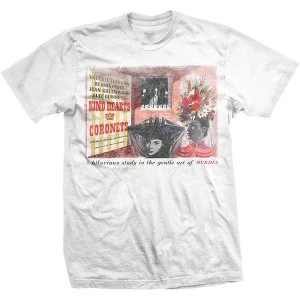 Image of StudioCanal - Kind Hearts & Coronets Unisex Medium T-Shirt - White