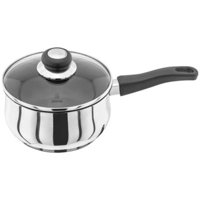Image of Judge Vista Stainless Steel Non-Stick Sauce Pan With Lid 18Cm / 1.8L - Silver