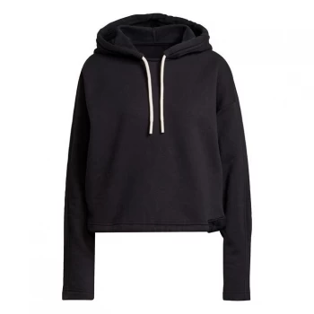 Image of adidas Sportswear Studio Lounge Fleece Hoodie Wome - Black