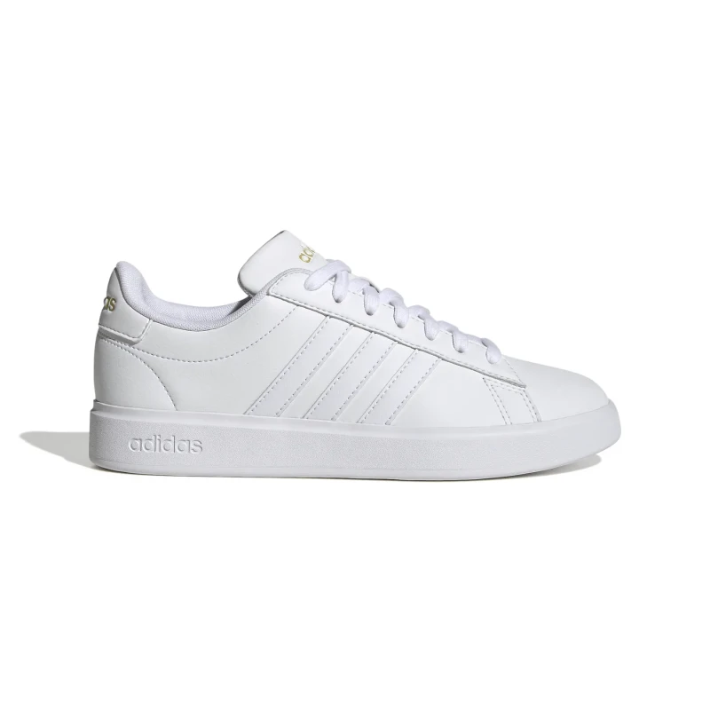 Image of Adidas Womens comfortable large court Trainers adidas Cloudfoam Blanc Female 38