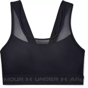 Image of Under Armour Mid Cross Back Sports Bra Womens - Black