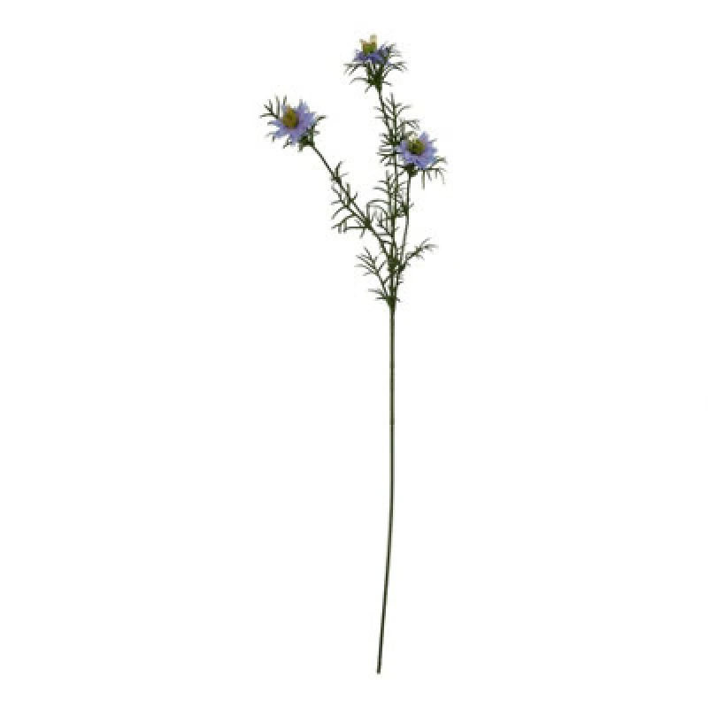 Image of Love Lace Purple Nigella Love In A Mist Artificial Flower Purple