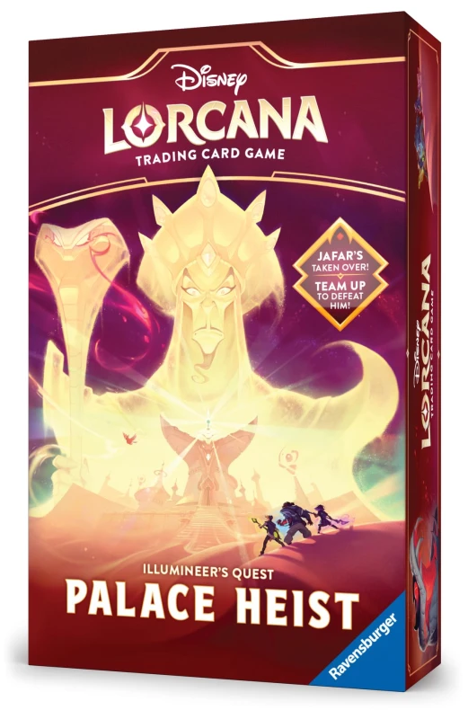 Image of Disney Lorcana Trading Card Game Reign of Jafar Illuminer's Quest 'Palace Heist' Set Toys