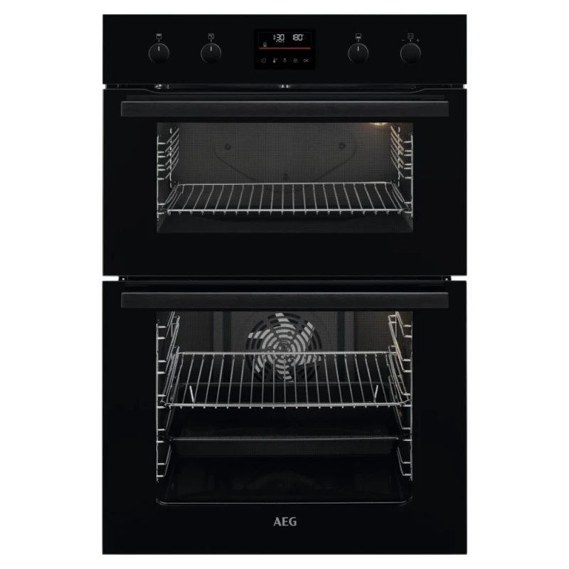 Image of AEG DCB535060B Series 6000 Built In Multifunction Double Oven - BLACK DCB535060B