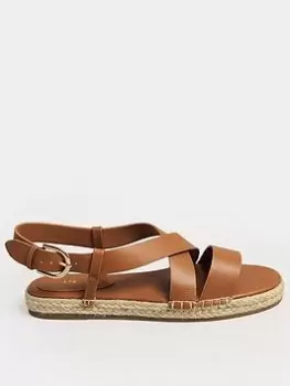 Image of Long Tall Sally Sandal Espadrille - Tan, Brown, Size 9, Women