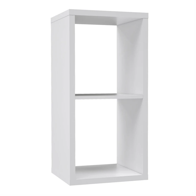 Image of Furniture To Go Mauro 1 Shelf Storage Unit in White White Unisex