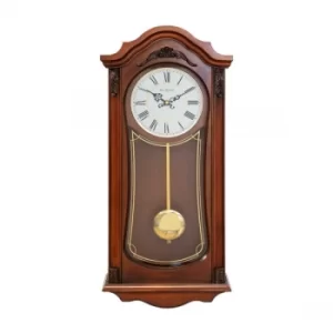 Image of WILLIAM WIDDOP Wooden Pendulum Clock with Westminster Chime