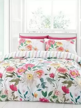 Image of Catherine Lansfield Fresh Floral Duvet Set - Db
