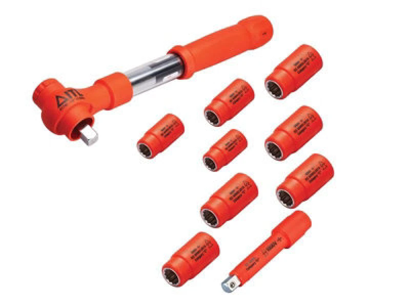 Image of ITL 10 Piece 1/2" Drive Insulated Torque Wrench Kit Imperial ITL00027 Drive: 1/2"