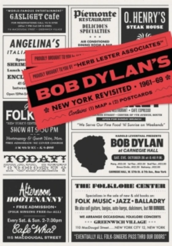 Image of Bob Dylan's New York Revisited, 1961-1969. By Herb Lester Books