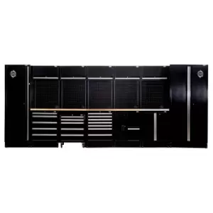Image of Bunker Modular Storage Combo With Sink And Hardwood Worktop (25 Piece)
