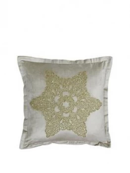 Image of Riva Home Wonderland Snowflake Cushion