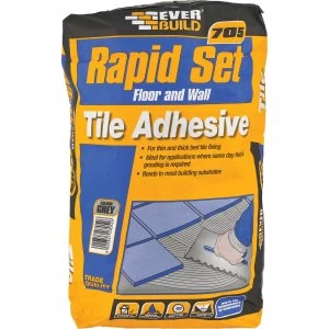 Image of Everbuild Rapid Set Tile Mortar 20KG