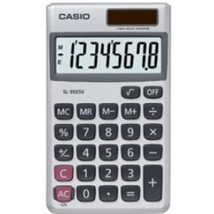 Image of Casio SL300SV Pocket Calculator 8 Digit Display