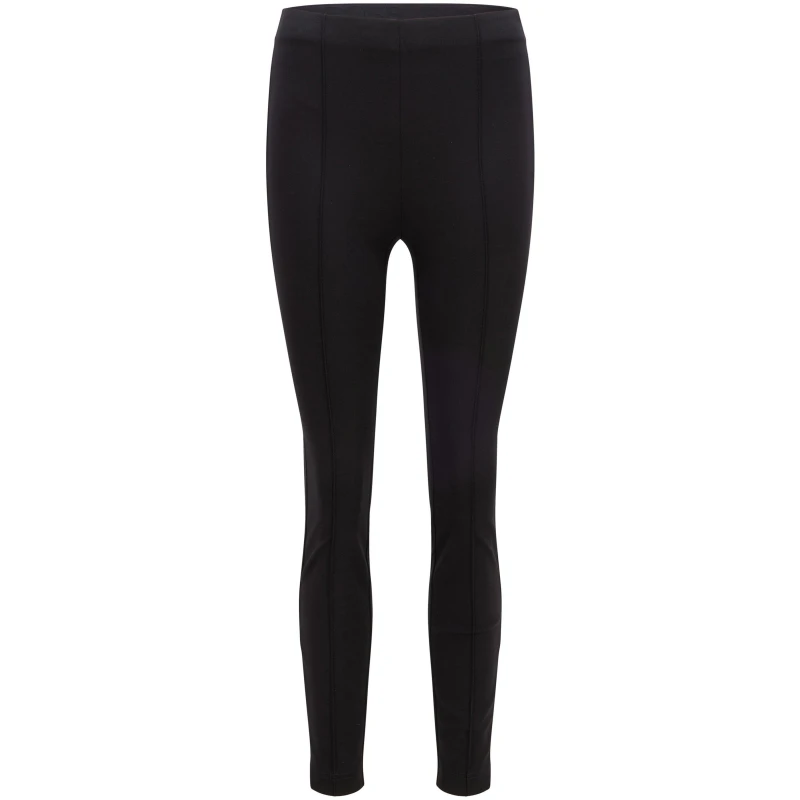 Image of Boss Womens C Tashani Slim Fit Trousers Black female 6 (XS)