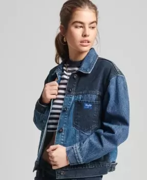 Image of Superdry Vintage Tonal Trucker Denim Jacket