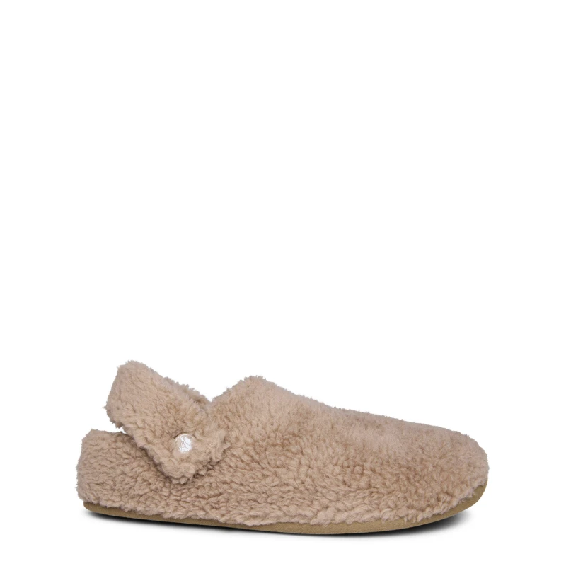 Image of Crocs Classic Cozzzy Slippers in Beige Beige UK 8
