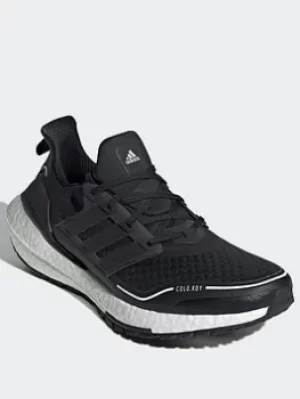 Image of adidas Ultraboost 21 Cold.rdy Shoes, Black/Grey, Size 11.5, Men