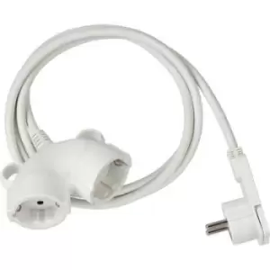 Image of Brennenstuhl 1161820223 Current Cable extension White 3.00 m