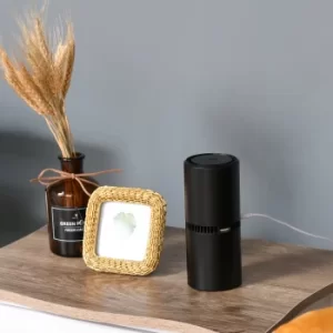 Image of HOMCOM Air Purifier, Low Noise Portable Air Cleaner with 2 USB Plug for Dust, Pollen, Smoke, Odor, Car Using, Black