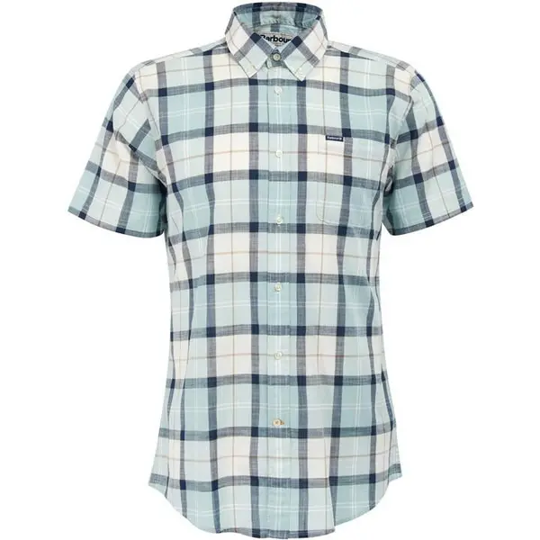 Image of Barbour Delton Tailored Shirt S Blue 55554218350