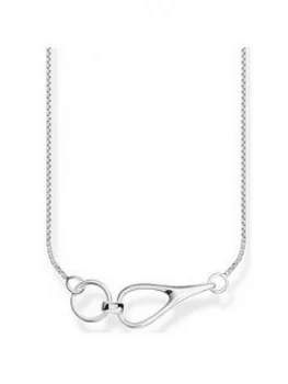 Image of Thomas Sabo Sterling Silver Heritage Link Necklace, One Colour, Women