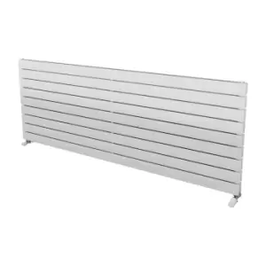 Image of Ximax Vertirad Duplex Satin White Horizontal Designer Panel Radiator, (W)1800mm X (H)670mm