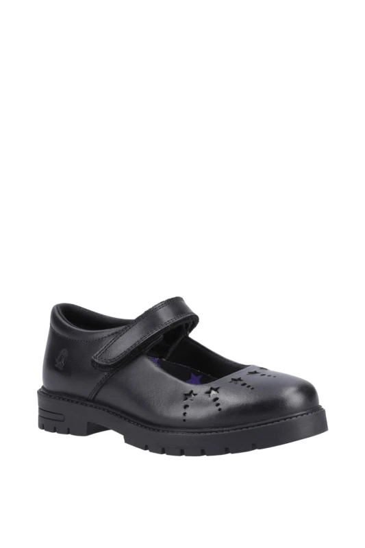 Image of Hush Puppies Sabrina Senior Shoe Black