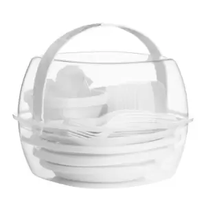 Image of Premie Housewares Essentials By Premier 51 Piece Picnic Set - White