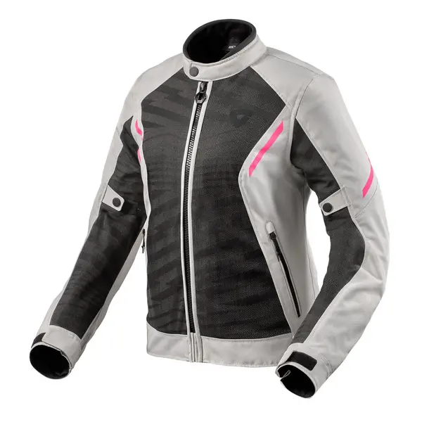Image of REV'IT! Torque 2 H2O Jacket Lady Black Light Gray Size 40