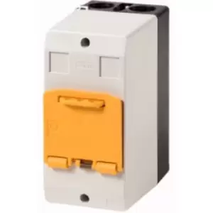 Image of Eaton CI-PKZ01-SVB Enclosure Surface mount, Lockable (L x W x H) 80 x 97 x 160 mm Grey, Yellow
