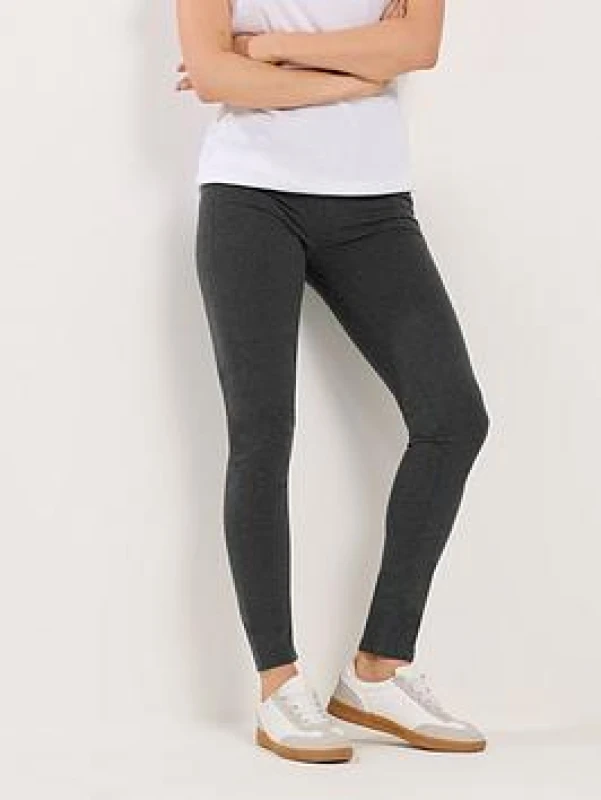 Image of Long Tall Sally Womens Tall Pocket Leggings in Charcoal Size: 18 Charcoal Female 18